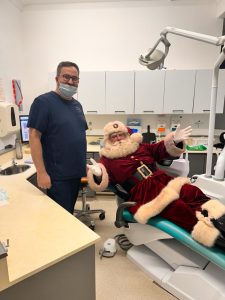 Santa visit to Spring Dental Practice in Hull